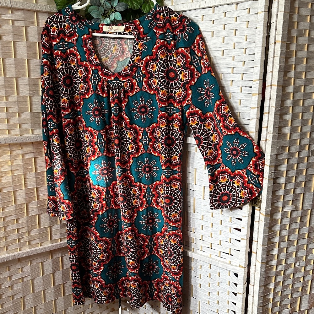 Bohemian Floral Print Women's Top